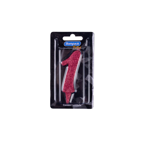 VELA ESPECIAL BOMPACK N1 ROSA UN