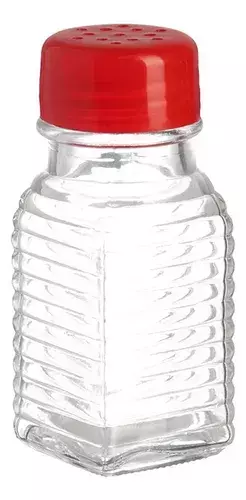 POTE VIDRO C/TAMPA VERMELHA 80ML