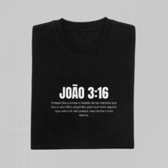 Camiseta masculina João 3:16 - Ressus
