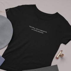 Camiseta Feminina Com Deus até o impossíveis se tornam possíveis - Ressus