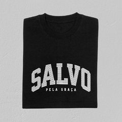 Camiseta masculina Salvo pela Graça na internet