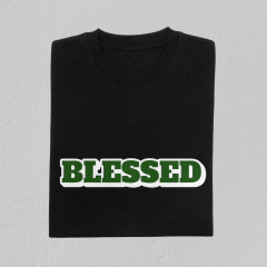 Camiseta masculina Blessed - Green na internet