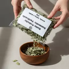 Kit 5 Mix de Ervas - Amor, Prosperidade, Proteção, Saúde e Intuição 100g para Banhos, Escalda-pés e Defumação na internet