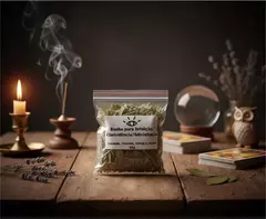 Kit 5 Mix de Ervas - INTUIÇÃO, CLARIVIDÊNCIA E ADIVINHAÇÃO - 100g Lavanda, Alecrim, Sálvia e Boldo - Banho, Escalda-pés ou Defumação - loja online