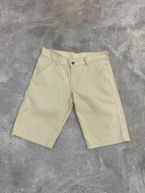 BERMUDA JEANS BEGE CASUAL