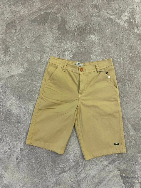 BERMUDA CASUAL LACOSTE BEGE