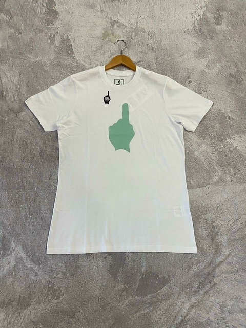 CAMISETA BUH BRANCA-VERD