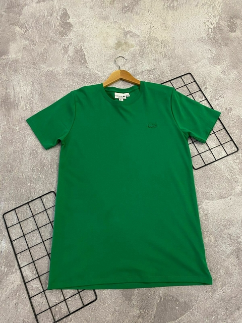 CAMISETA PIMA LACOSTE-VERDE