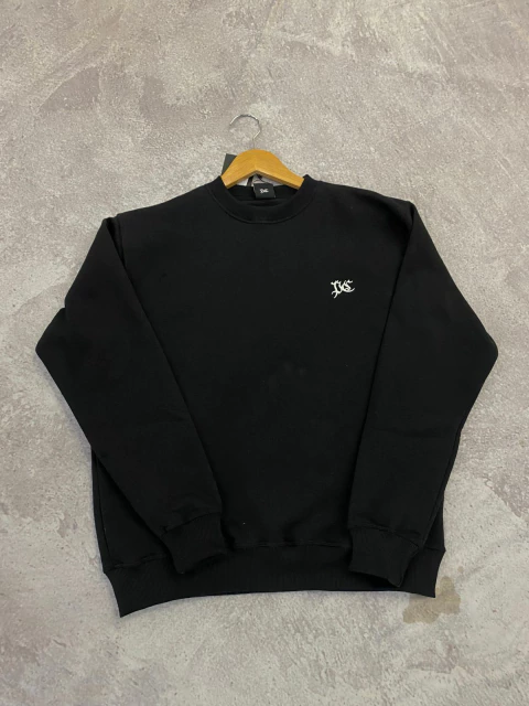 MOLETOM PLANO C S/CAPUZ PRETO