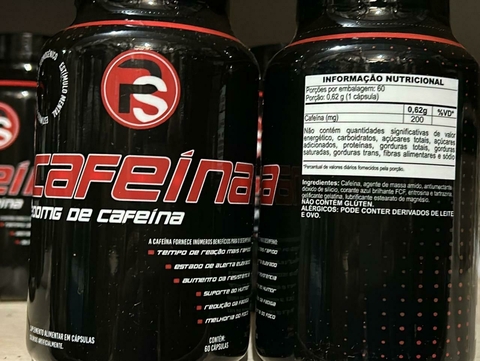 CAFEINA 200MG -60CAPS PB SUPLEMENTOS