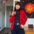 cardigan vermelho básico