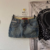 mini saia jeans