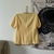 blusa bege vintage (brechó) - Noventa Brechó - atual e vintage