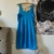 vestido azul y2k (brechó) - Noventa Brechó - atual e vintage