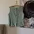 blusa verde importada - Noventa Brechó - atual e vintage