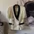 blazer off white e preto - comprar online