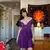 vestido roxo magical
