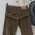 calça marrom de veludo cotelê - comprar online