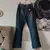 calça jeans de lavagem escura forum na internet