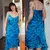 vestido azul oceanic