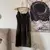 vestido preto furta-cor - comprar online