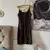 vestido preto furta-cor na internet
