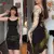 vestido preto furta-cor