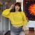 suéter amarelo comfy