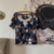 blusa floral azul - comprar online