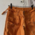 pantacourt laranja jeans - comprar online
