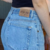 calça de cintura alta gap blue jeans - comprar online