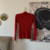 suéter vermelho de lã na internet