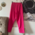 calça rosa de tecido na internet