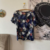blusa floral azul na internet