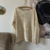 suéter bege de tricot importado - comprar online