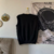 colete preto de tricô - Noventa Brechó - atual e vintage