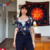 blusa floral azul