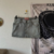 mini saia jeans cinza