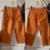 pantacourt laranja jeans