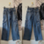 calça jeans cargo