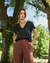 Blusa Decote V Manga Godê - comprar online