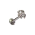Labret Rosca Interna Aço Cirúrgico 316L com Topo Caranguejo e Zircônia Cúbica - comprar online