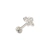 Labret com Topo Borboleta em Cobalto Cromo e Premium Zirconia™