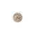 Labret com Topo Flor em Cobalto Cromo, Ouro PVD 18k com Premium Zirconia™ - comprar online