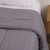 Acolchado La Bastilla Reversible Colors Gris Perla - Posto Blanco