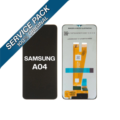 MÓDULO SAMSUNG A04 SERVICE PACK SIN MARCO