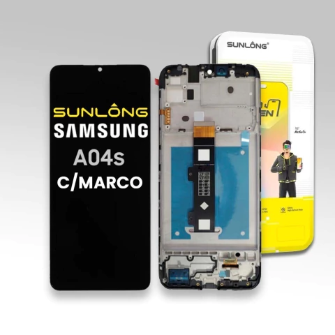 MÓDULO SAMSUNG A04S SUNLONG CALIDAD ORIGINAL CON MARCO - comprar online