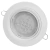Spot redondo AR111 embutir pvc blanco Ecospots
