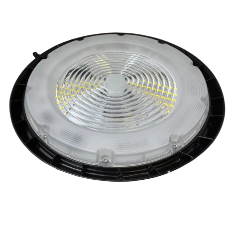 LUMINARIA LED UFO GALPONERA ALUMINIO NEGRO 200W CON GANCHO INTERELEC - comprar online