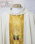Casula Sacerdotal com Galão Fixo Tecido Litúrgico Bordado Cruz Uva e Trigo na internet